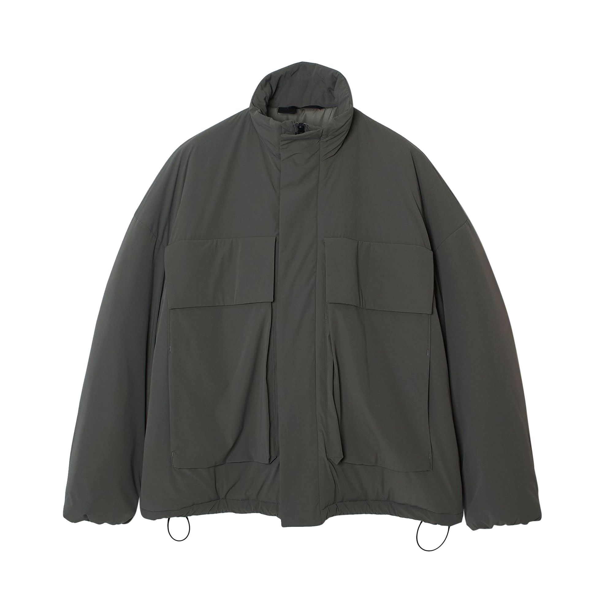 Pre-owned N.hoolywood Stand Collar Blouson 'grey' | Men's Size 36
