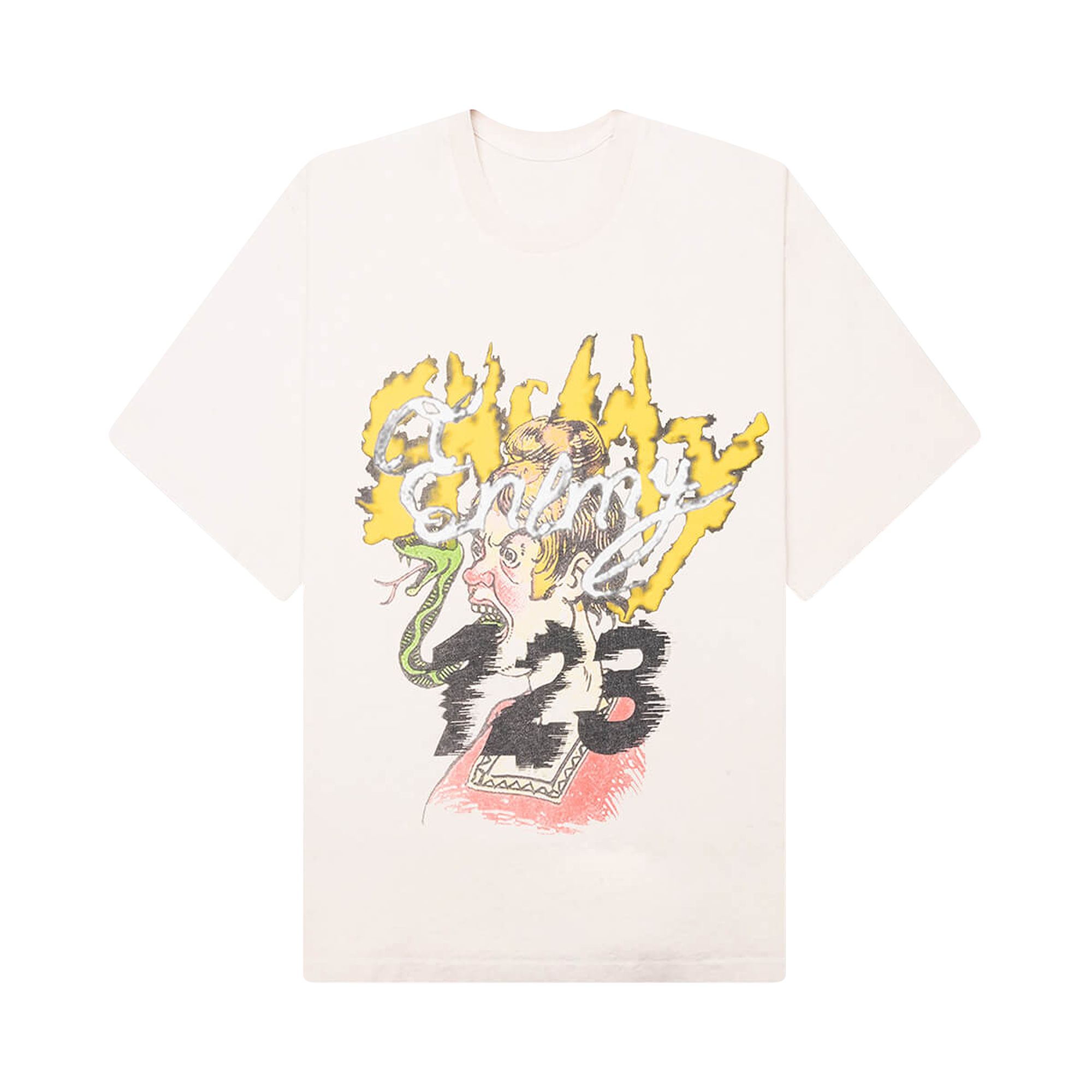 Pre-owned Rrr123 Cva Snake T-shirt 'vintage White' | Men's Size M