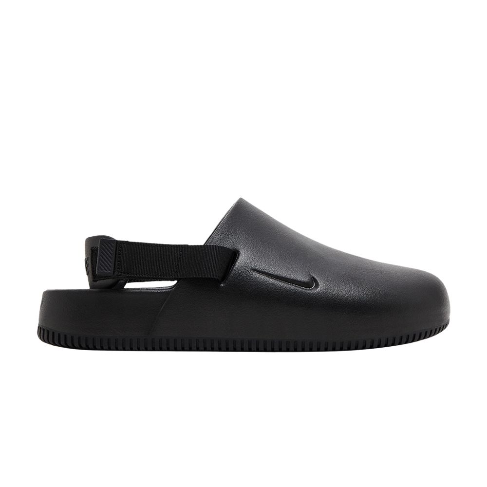 Pre-owned Nike Wmns Calm Mule 'triple Black'