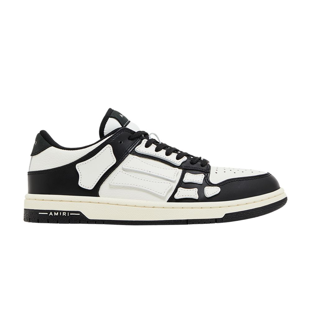 Pre-owned Amiri Skel Top Low 'black White' 2023 | Men's Size 42.5