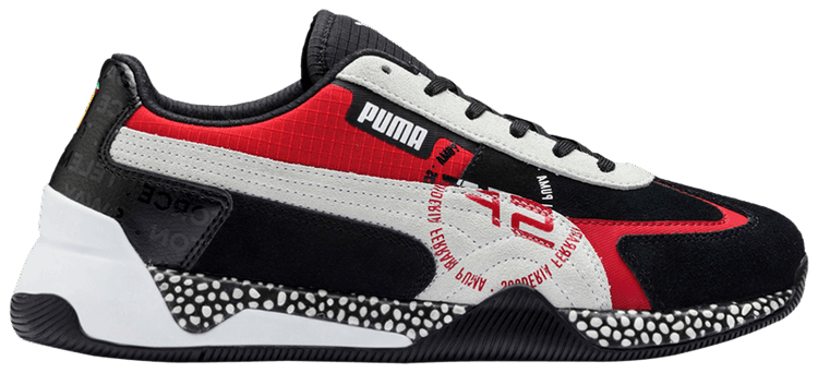 Scuderia Ferrari x Puma Speed Hybrid Black White Rosso Corsa