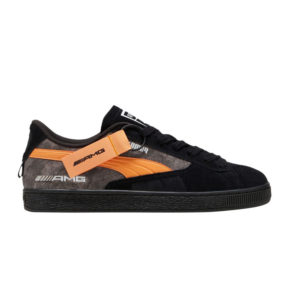 Puma Mercedes-AMG Petronas Motorsport x Suede 'Black Bright Melon' | Men's Size 7 - 308488-01