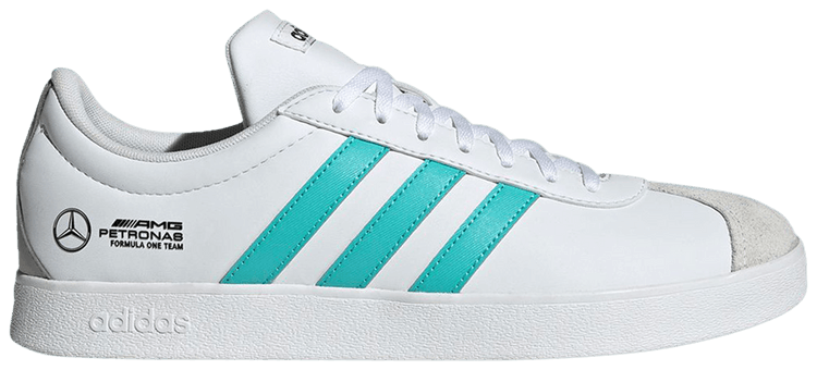 Mercedes AMG Petronas Formula One Team x adidas VL Court White Semi Mint Rush
