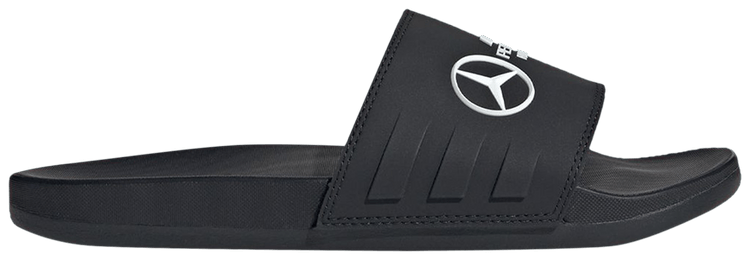 Mercedes AMG Petronas Formula One Team x adidas Adilette Comfort Slide Black White