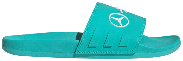 Mercedes AMG Petronas Formula One Team x adidas Adilette Comfort Slide Semi Mint Rush