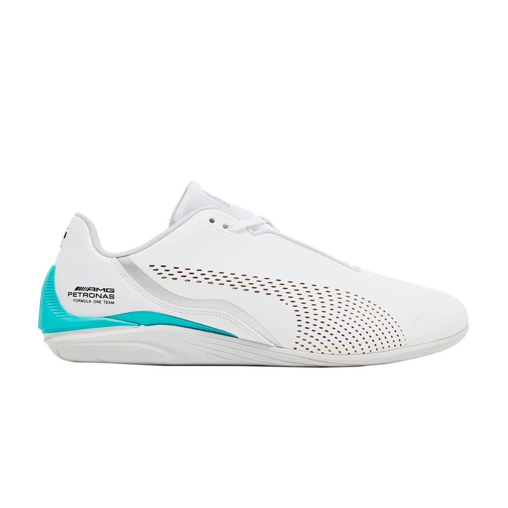 Pre-owned Puma Mercedes-amg Petronas F1 X Drift Cat Decima 'white Sheen Green'