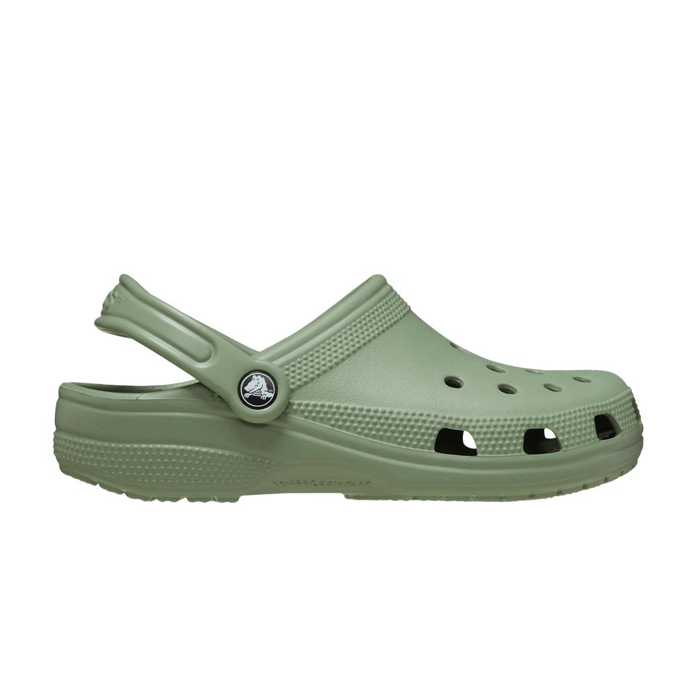 Pre-owned Crocs Classic Clog 'moss' | Green | Men's Size 13