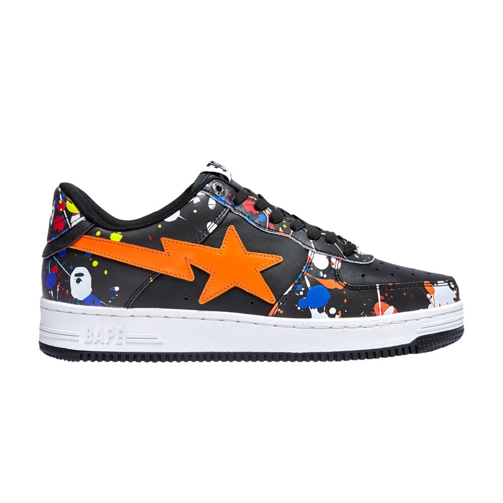Pre-owned Bape Wmns Sta 'paint Splatter Pack - Black' | Women's Size 5
