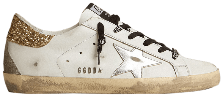 Golden Goose Wmns Superstar Light Gold Glitter