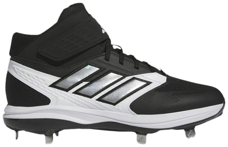 Adidas Icon 8 Mid Black Silver Metallic White