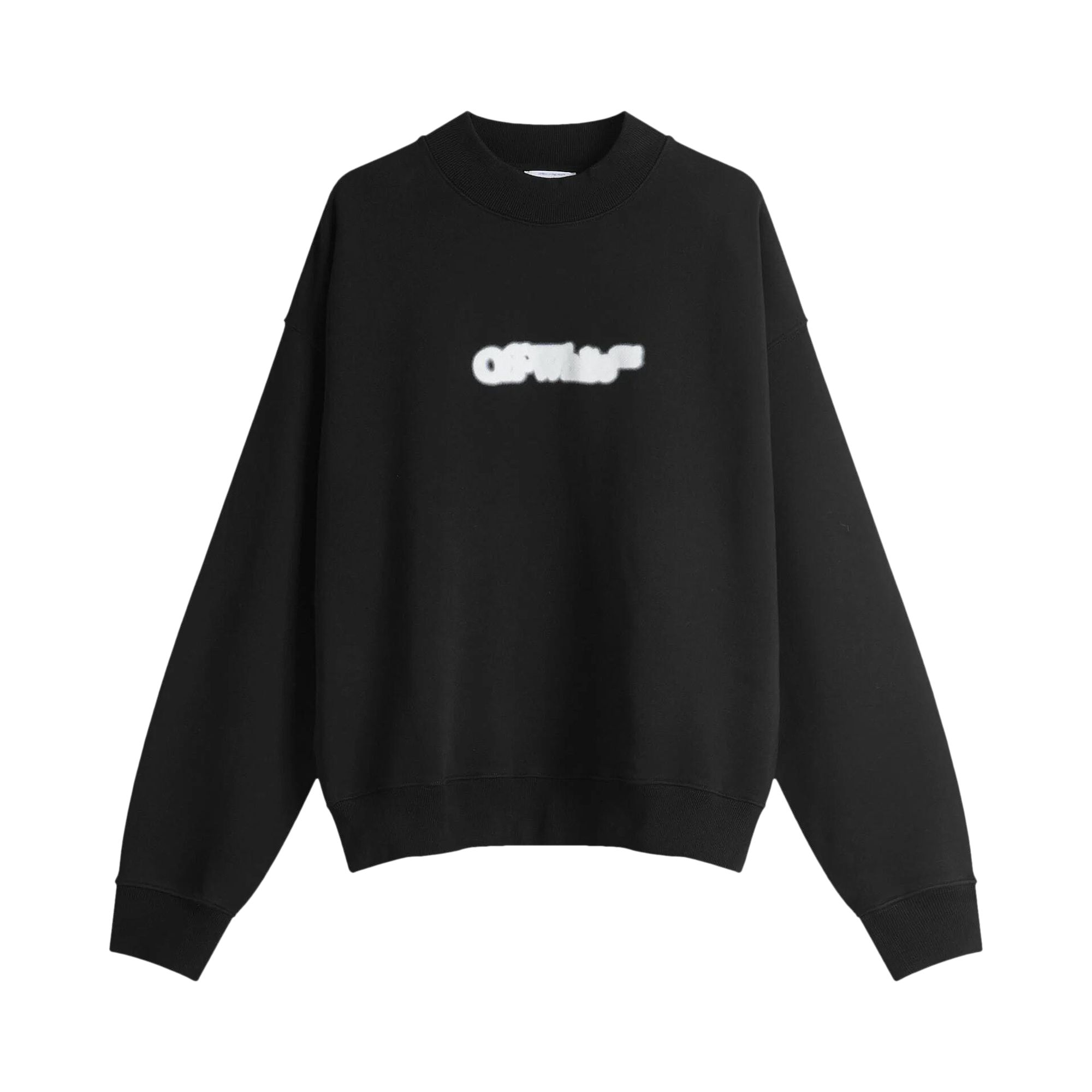 Pre-owned Off-white Spray Arrow Skate Crewneck 'black/white'