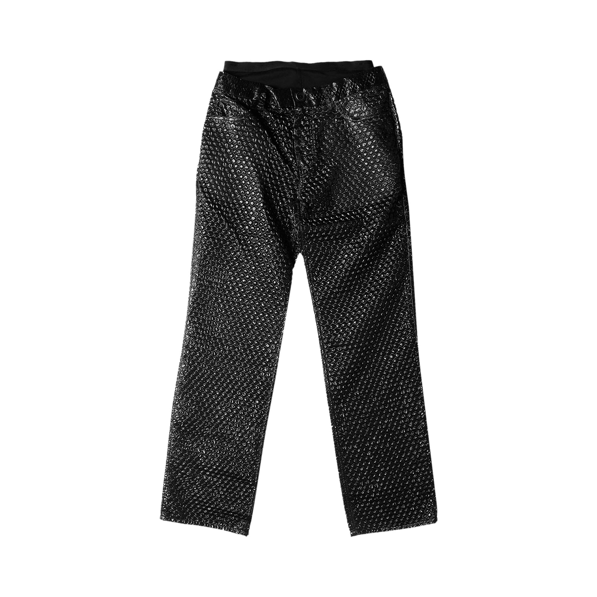 Pre-owned Helmut Lang Hole Punched Worker Pants 'black' | Men's Size 30