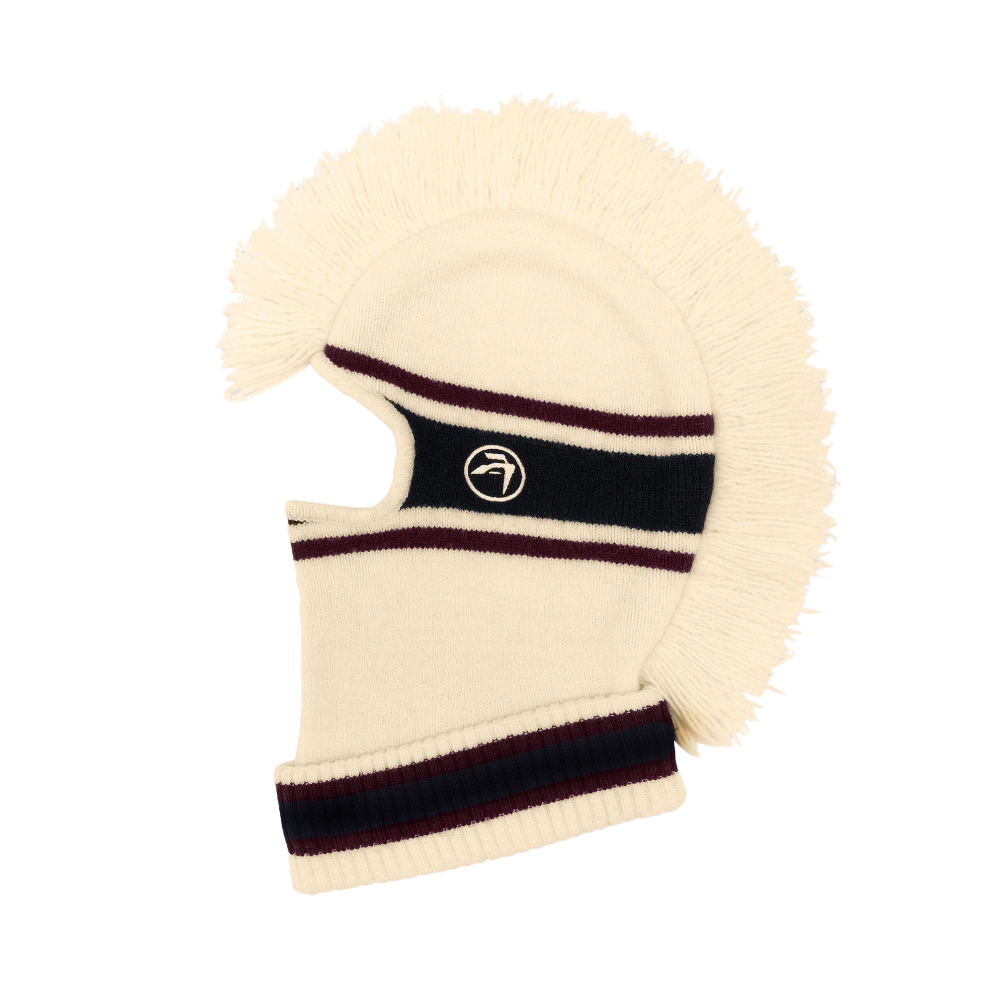 Pre-owned Ambush Fringe Knit Balaclava 'white' | Men's Size Onesize