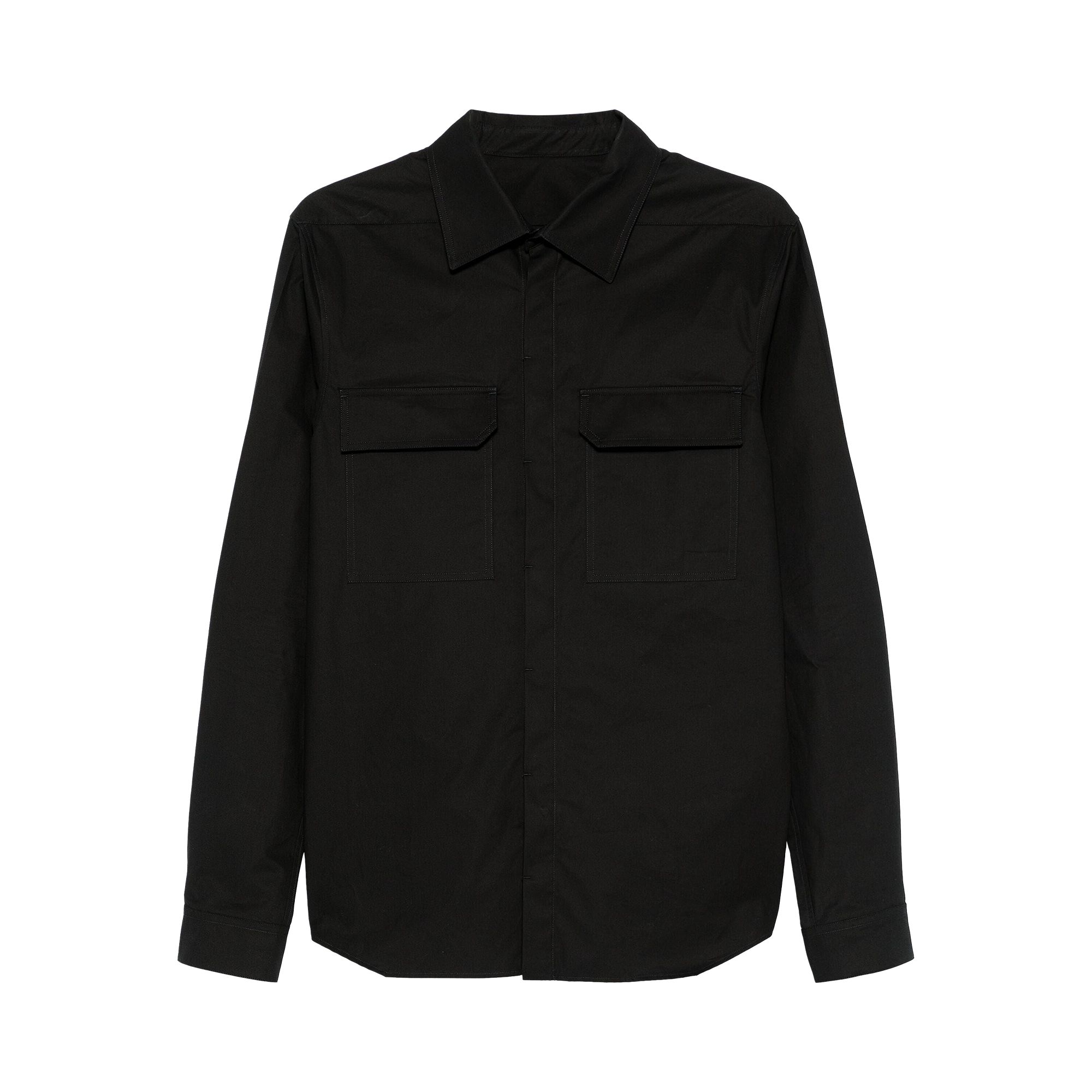 Pre-owned Rick Owens Work Shirt 'black' | Men's Size 50