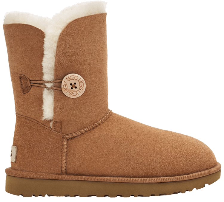 UGG Wmns Bailey Button 2 Boot Chestnut