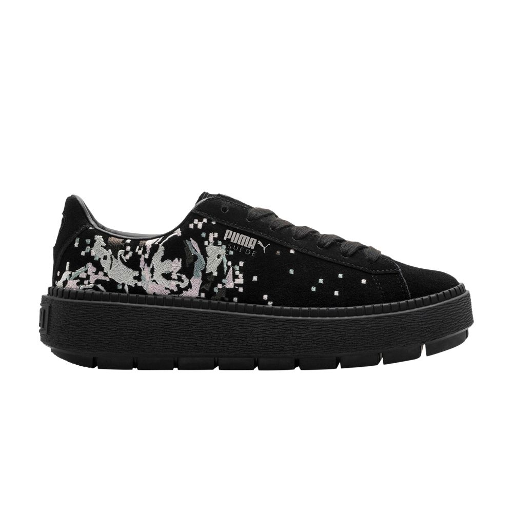Pre-owned Puma Wmns Platform Trace 'digitemb' | Black | Women's Size 8.5