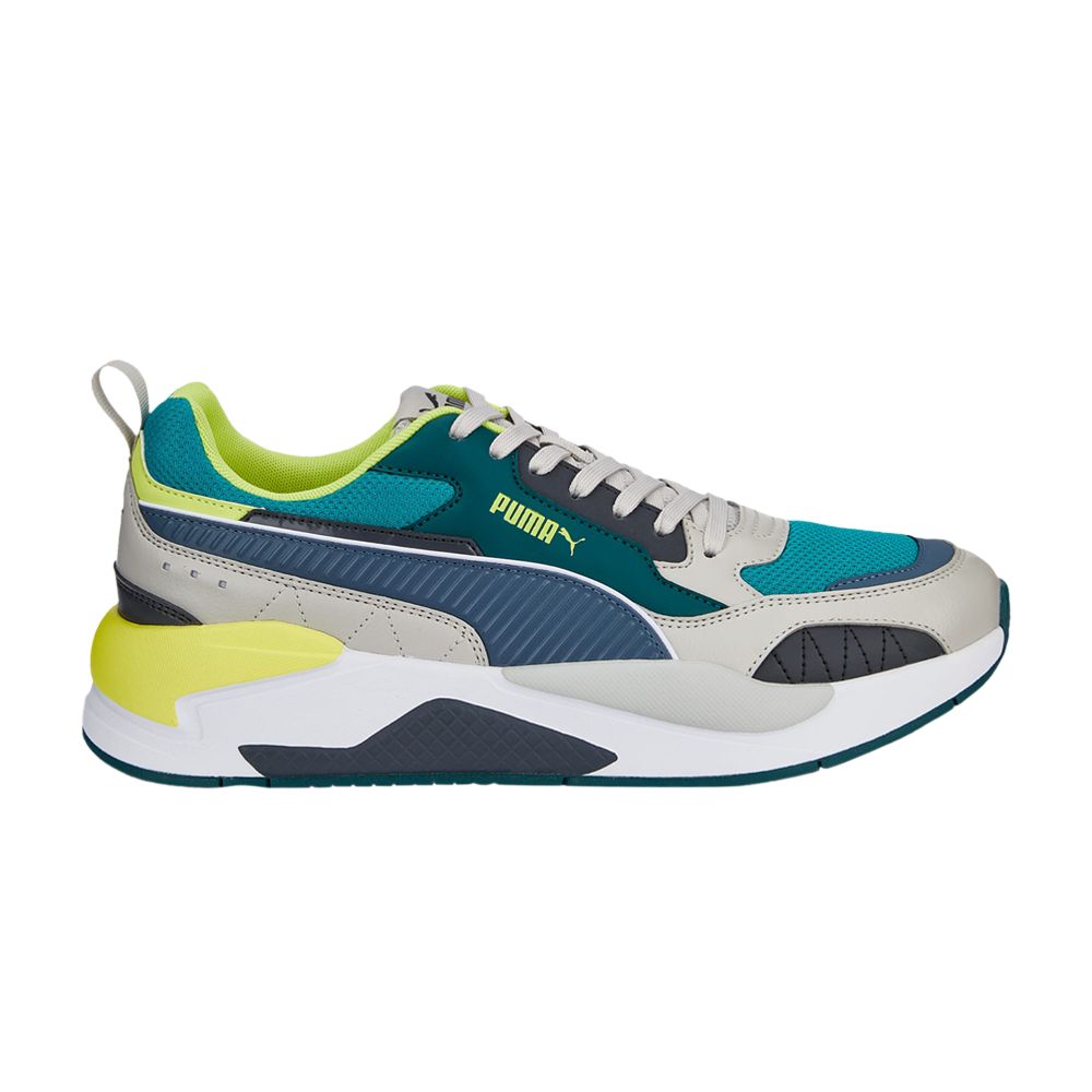 Puma X-Ray 2 Square 'Deep Aqua Grey Violet' | Teal | Men's Size 13 - 373108-54