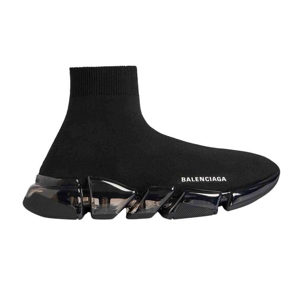 Pre-owned Balenciaga Wmns Speed 2.0 Sneaker 'full Clear Sole - Black' | Women's Size 36