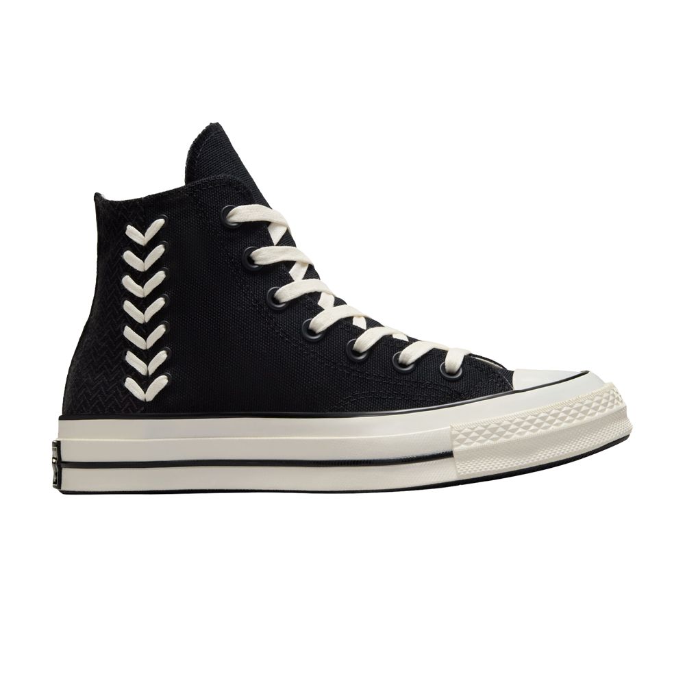 Pre-owned Converse Wmns Chuck 70 High 'crafted Laces - Black Egret' | Women's Size 10