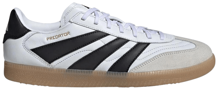 Predator 24 League Low Freestyle White Black Gum
