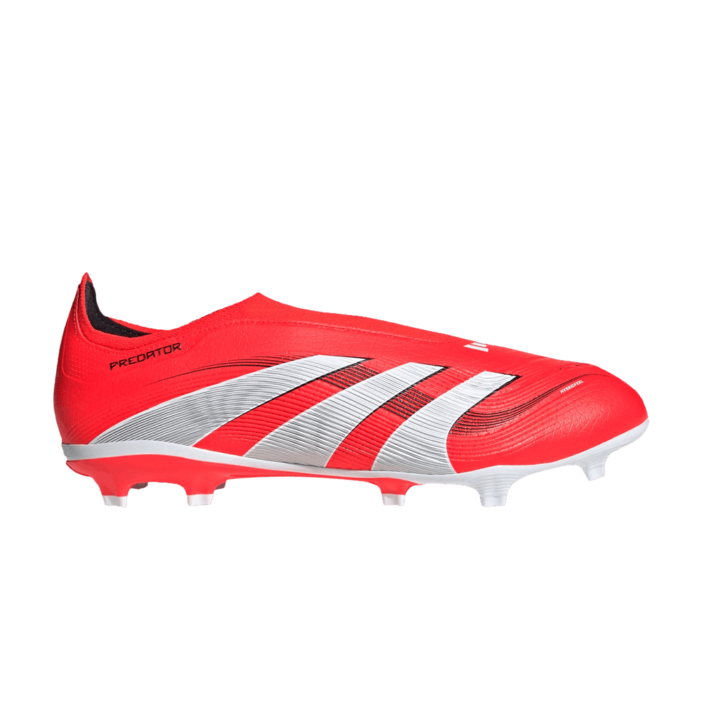 red and white laceless predators