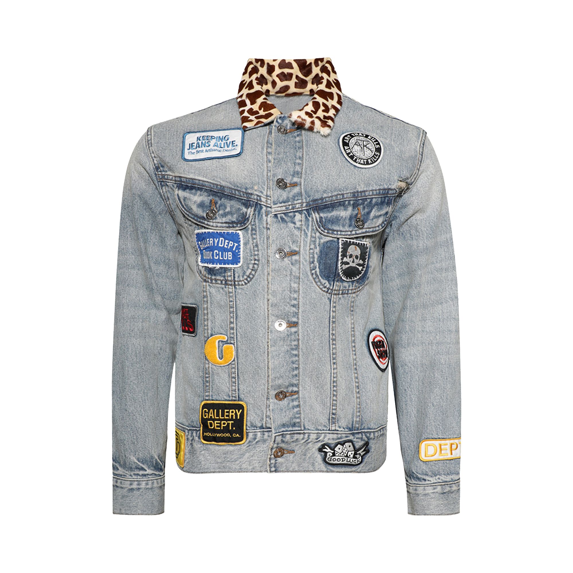 Pre-owned Gallery Dept. Headline Denim Jacket 'washed Indigo' | Blue | Men's Size Xxl