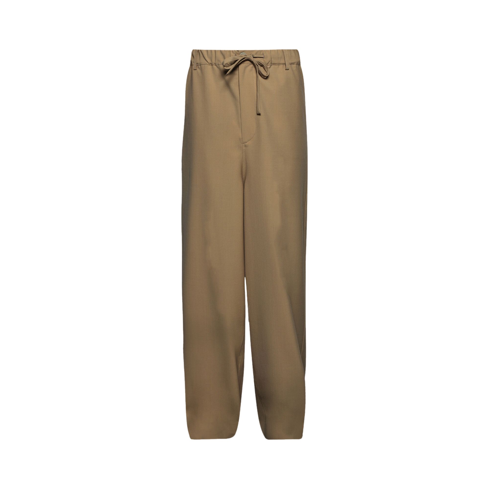 Pre-owned Marni Wool Blend Trousers 'winter Wheat' | Tan | Men's Size 50 In Brown