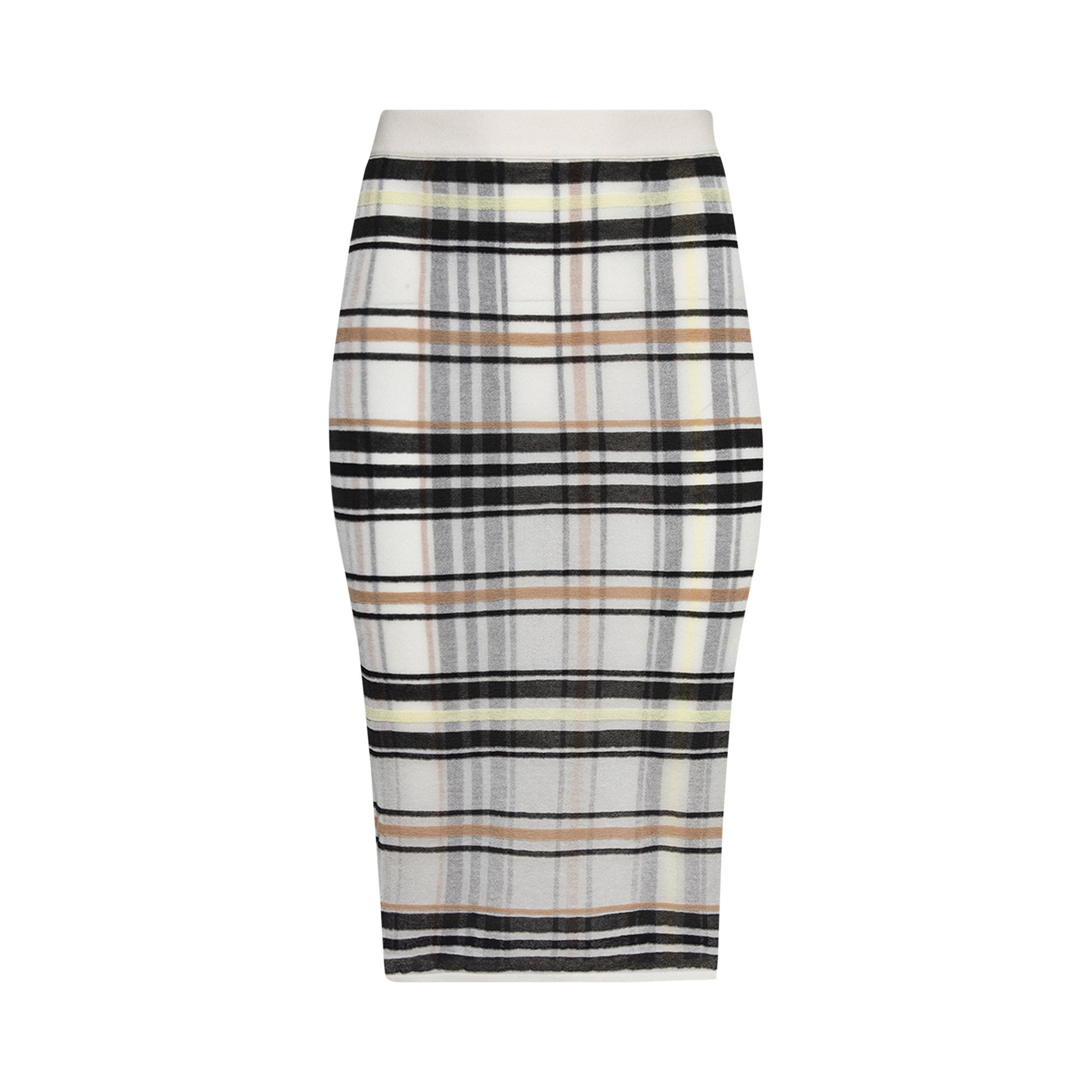 Pre-owned Bottega Veneta Striped Layered Skirt 'dove/yellow/nude' | Multi-color | Women's Size S