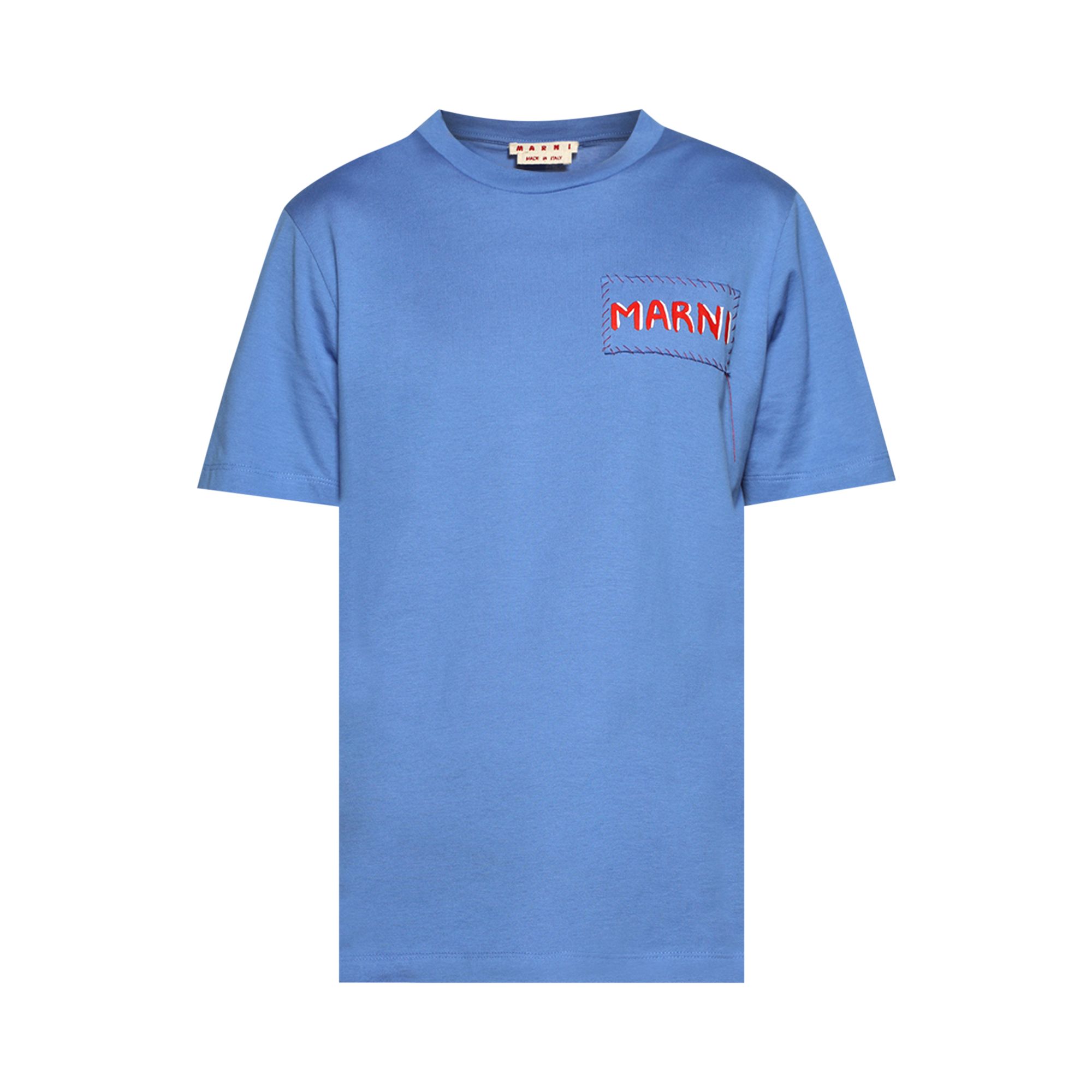 Pre-owned Marni Patch T-shirt 'blue Lilac' | Men's Size 50