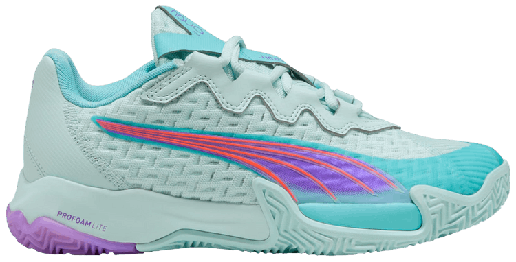 Puma Wmns Nova Elite Padel   Peaceful Blue Purple Glimmer