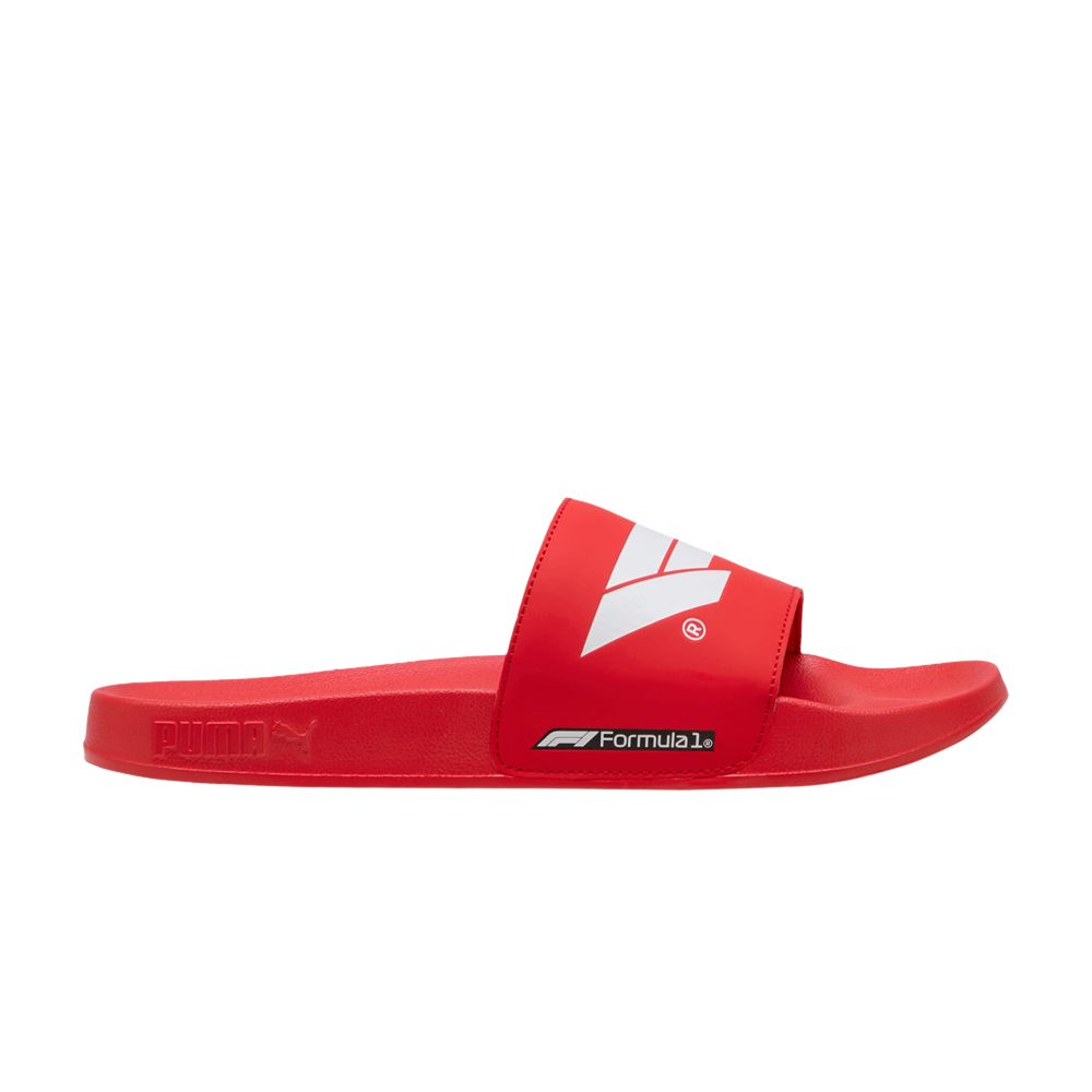 Pre-owned Puma Formula 1 X Leadcat 2.0 Slide 'logo - Pop Red' | Men's Size 14