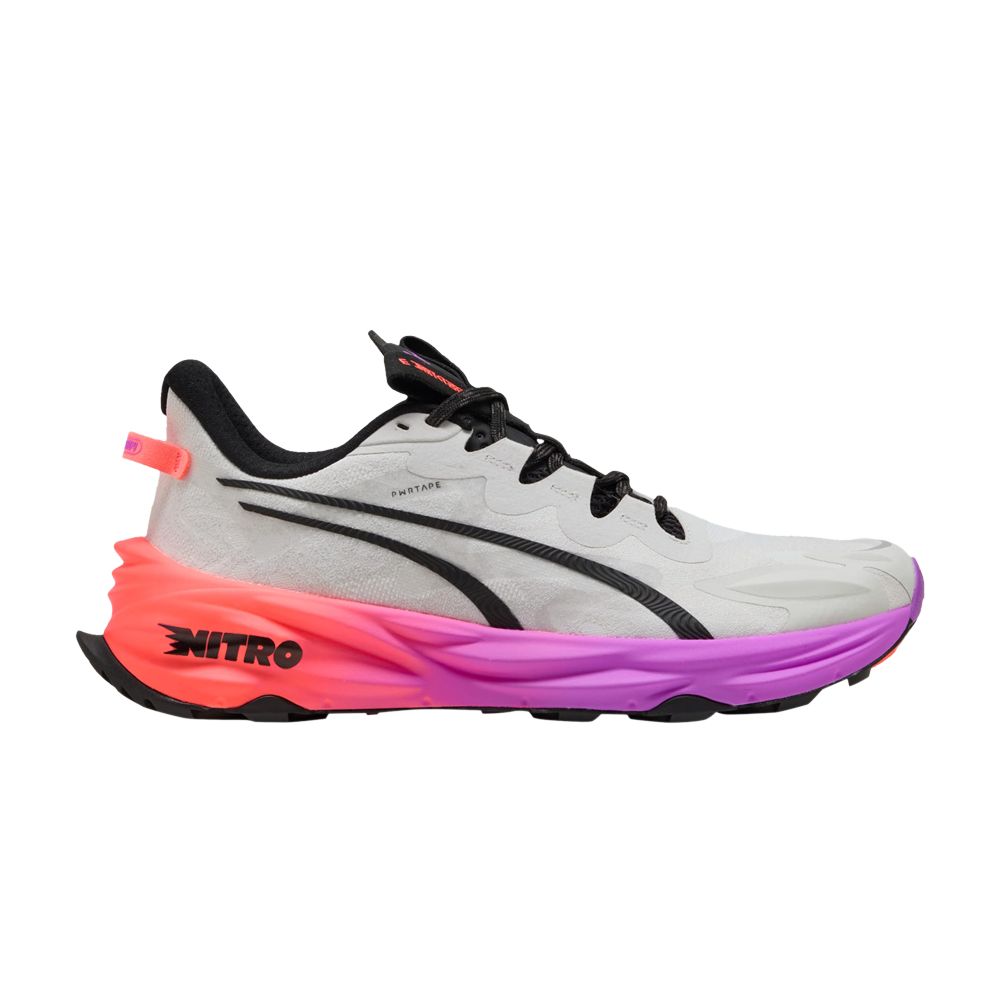 Puma Fast-Trac Nitro 3 'Seasons - Feather Grey Glowing Red Magenta' | Men's Size 7 - 379786-12