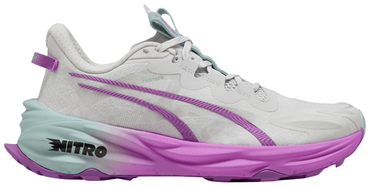Puma Wmns Fast Trac Nitro 3 Seasons   Feather Grey Pure Magenta