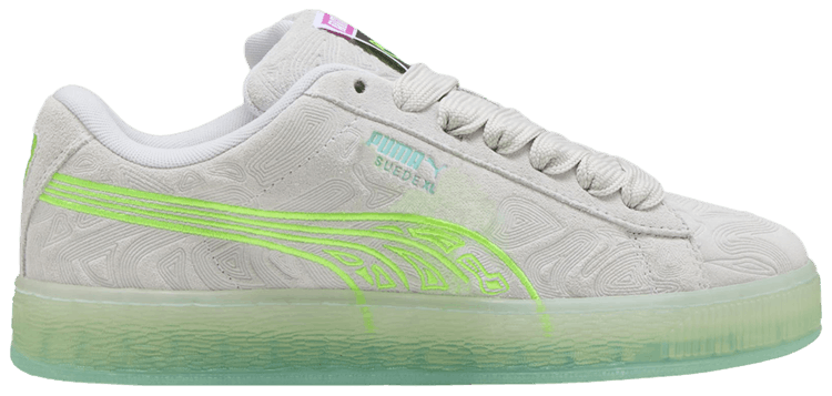 Puma Suede XL Alien   Silver Mist Peaceful Blue