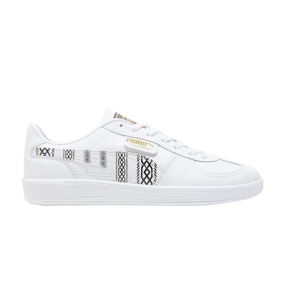 Puma Monster Hunter x Palermo Leather 'White Black' | Men's Size 10 - 403579-01