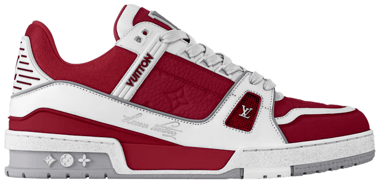 Louis Vuitton Trainer Sari Red