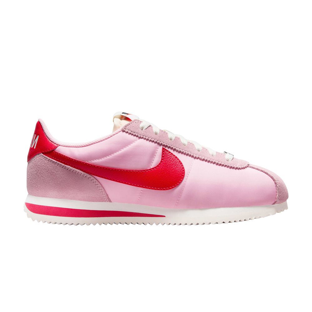Pre-owned Nike Wmns Cortez Txt 'soft Pink Fire Red' | Women's Size 14