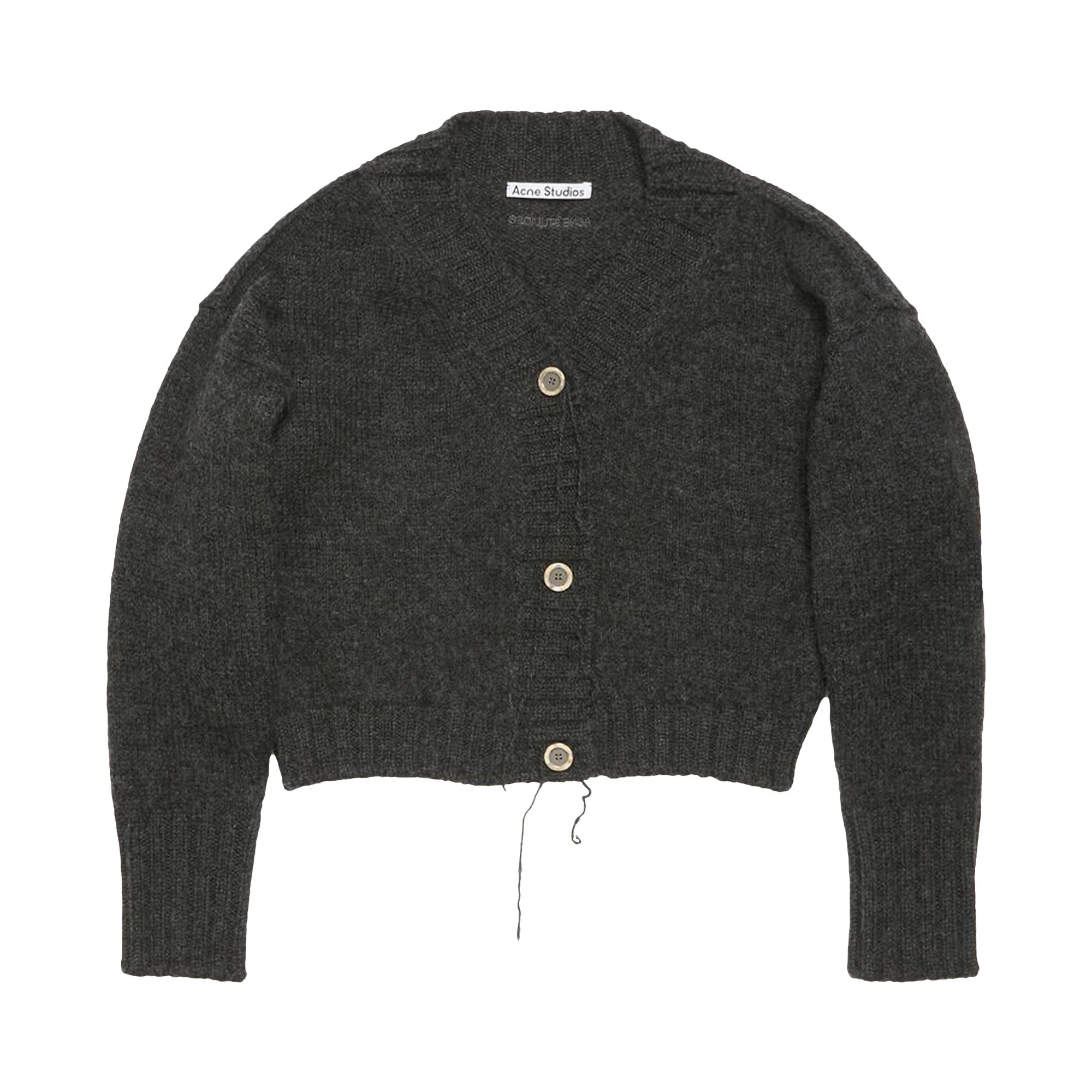 Pre-owned Acne Studios Knit Cardigan 'anthracite Grey' | Women's Size M