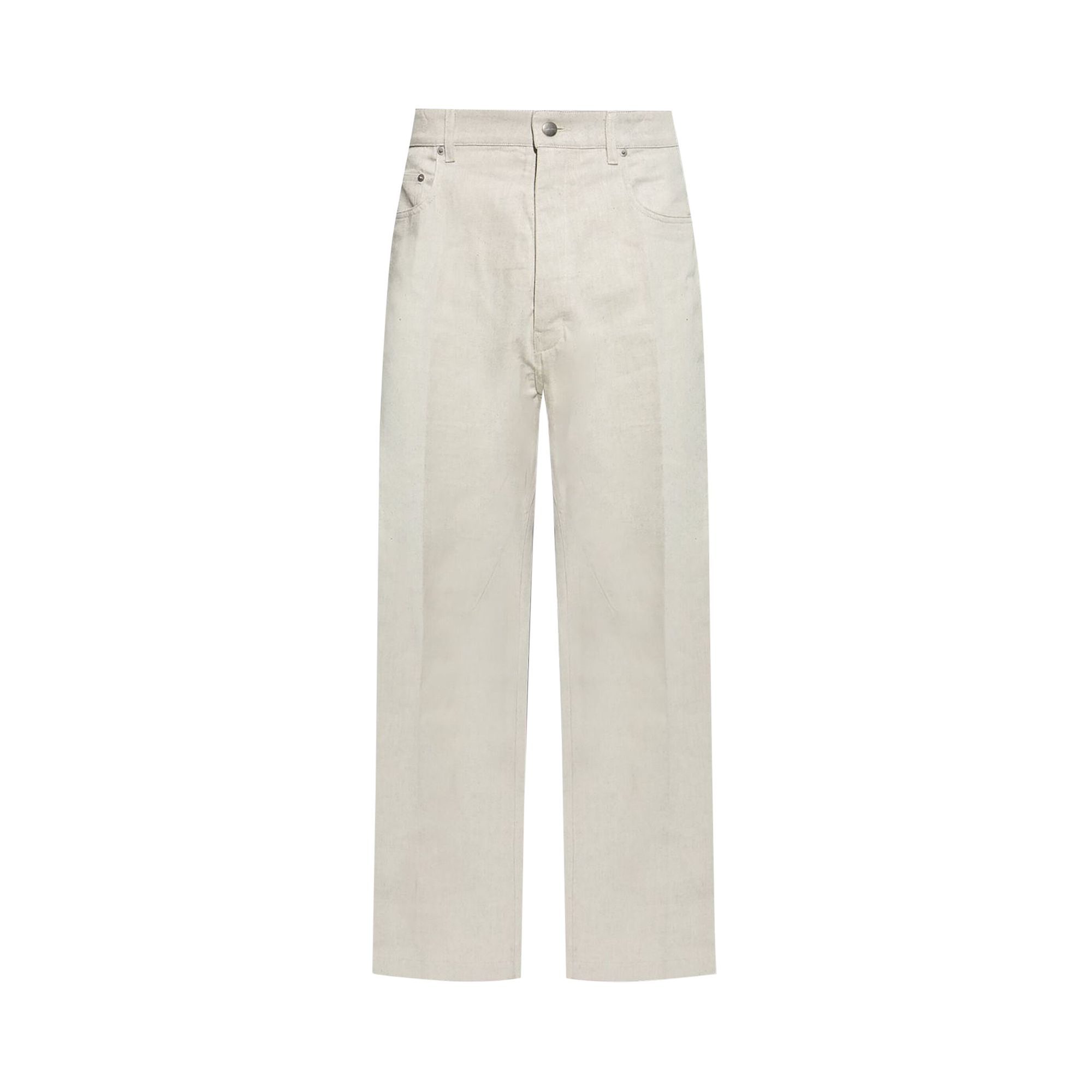 Pre-owned Rick Owens Denim Geth Jeans 'dinge' | Grey | Men's Size 32