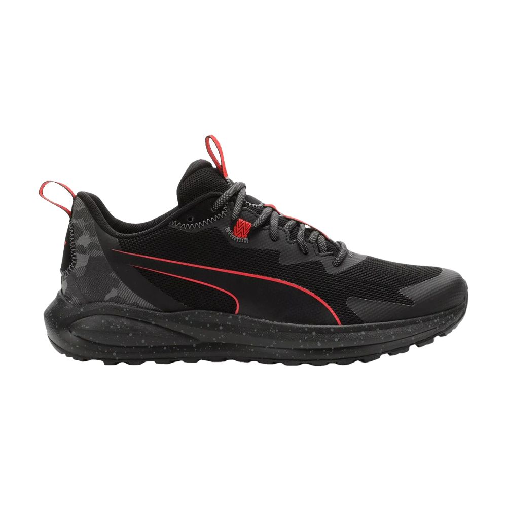 Puma Twitch Runner Trail 'Black Red Camo' | Men's Size 9.5 - 378040-01