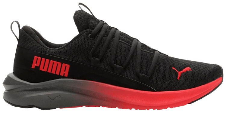 Puma Softride One4All Fade Black High Risk Red