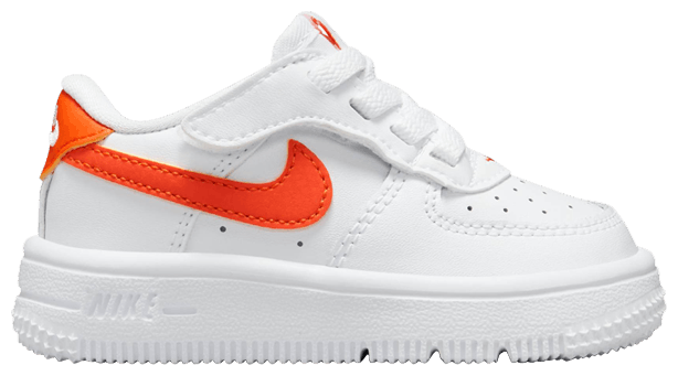 Nike Force 1 Low EasyOn TD White Safety Orange