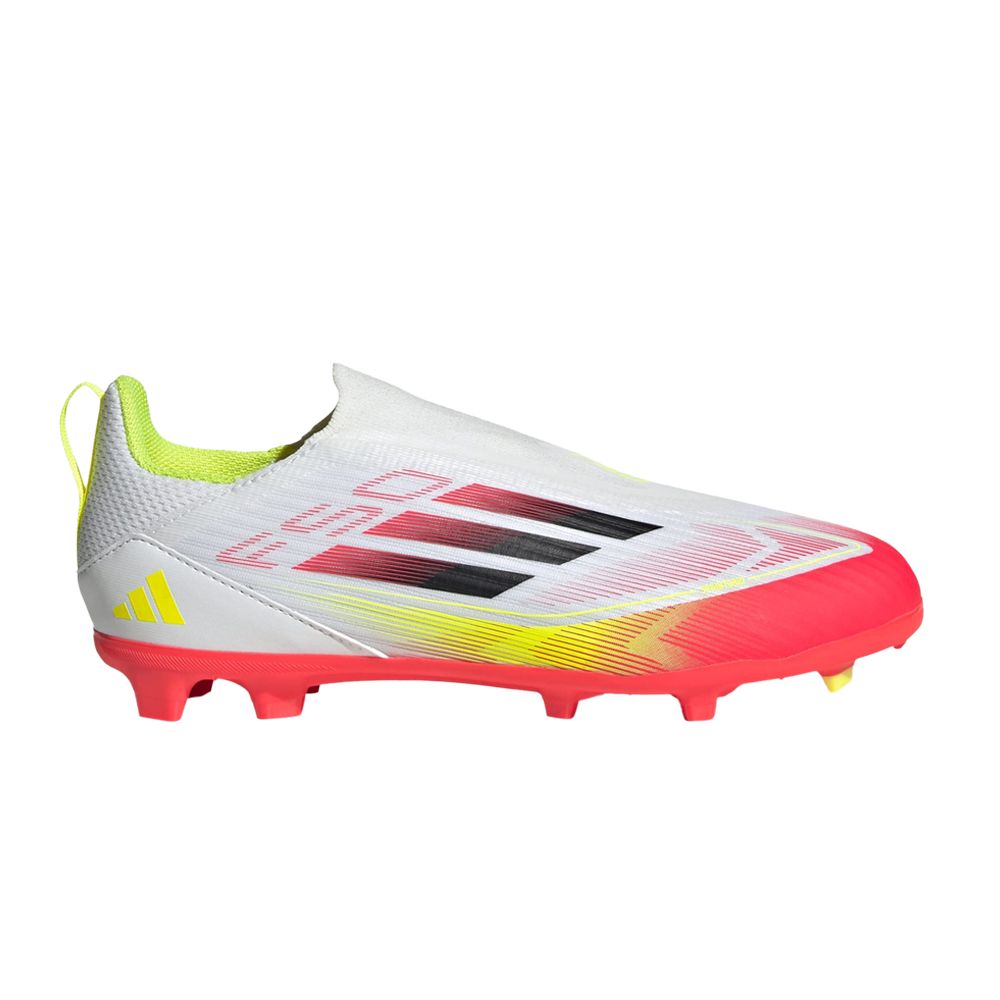 adidas Adizero F50 League Laceless FG MG K 'Pure Victory Pack' | White | Kid's Size 4.5 - IE3743