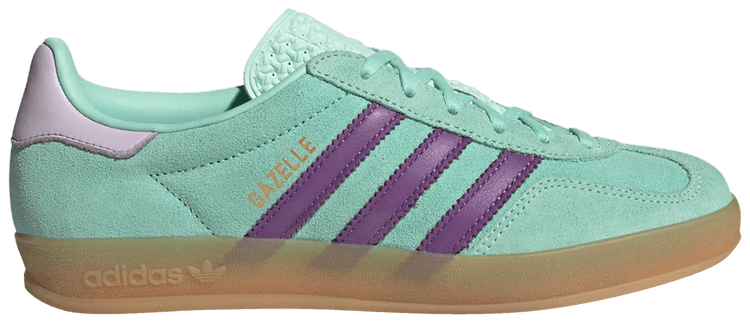 ★ADIDAS★ GAZELLE INDOOR W Clear Mint JQ0192 Buy Wmns Gazelle Indoor 'Clear Mint Active Purple' - JQ0192