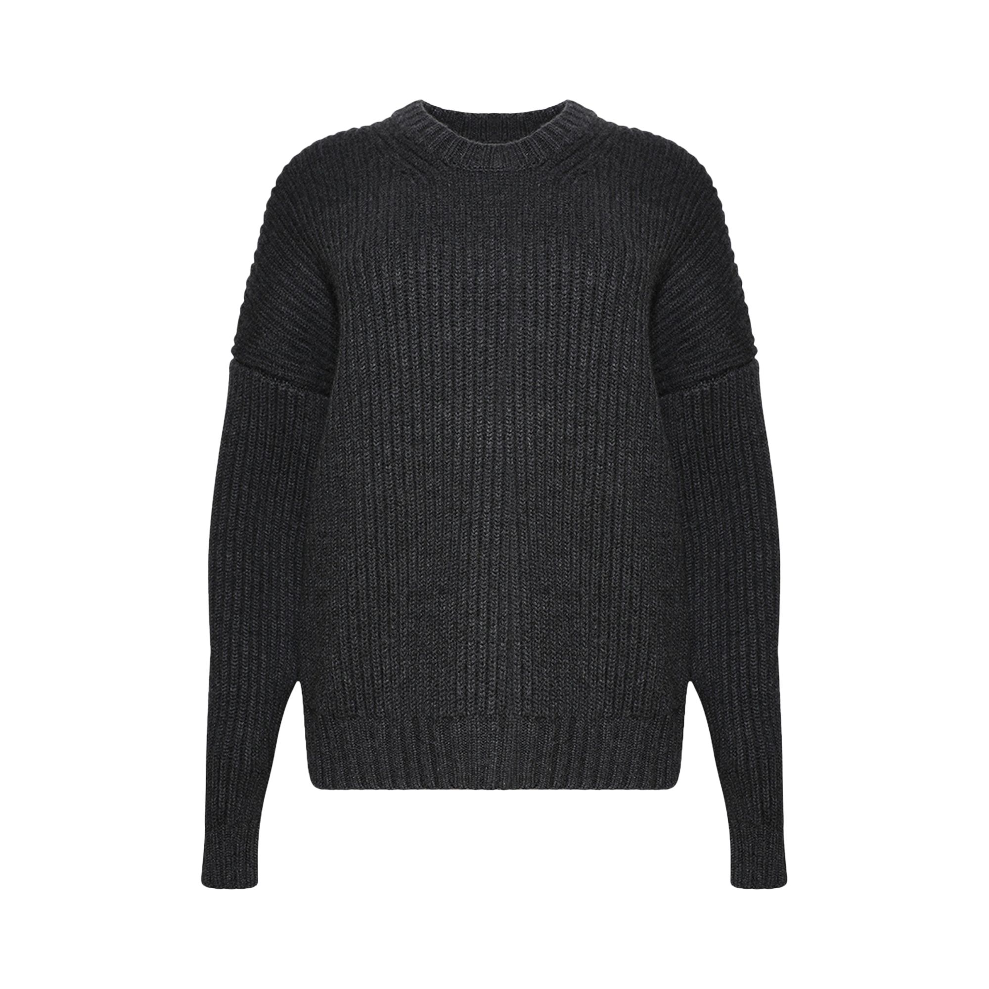 Pre-owned Khaite Manuela Crewneck Jumper 'storm' | Black | Women's Size Xs
