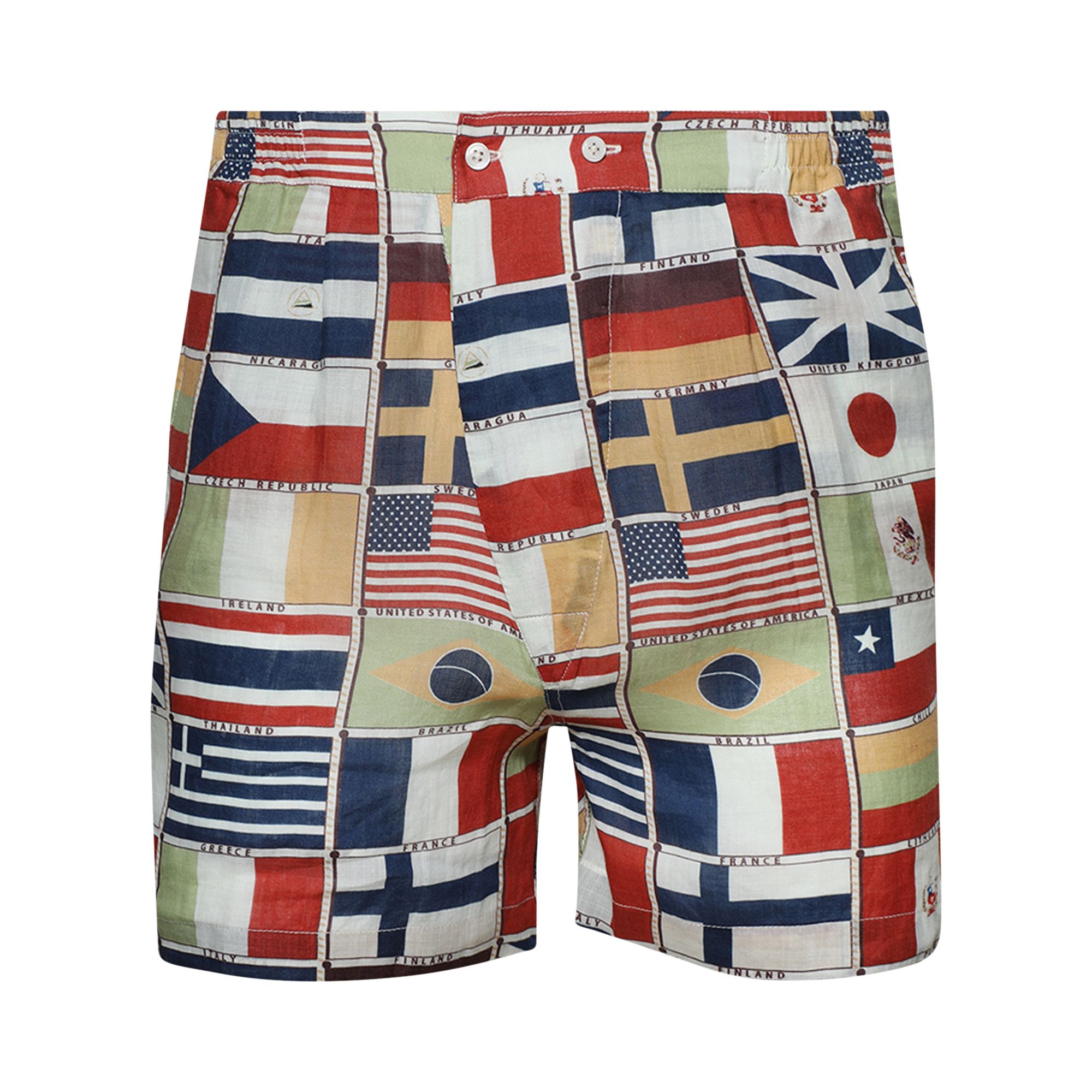 Pre-owned Bode International Flags Boxer Shorts 'multicolor' | Multi-color | Men's Size L