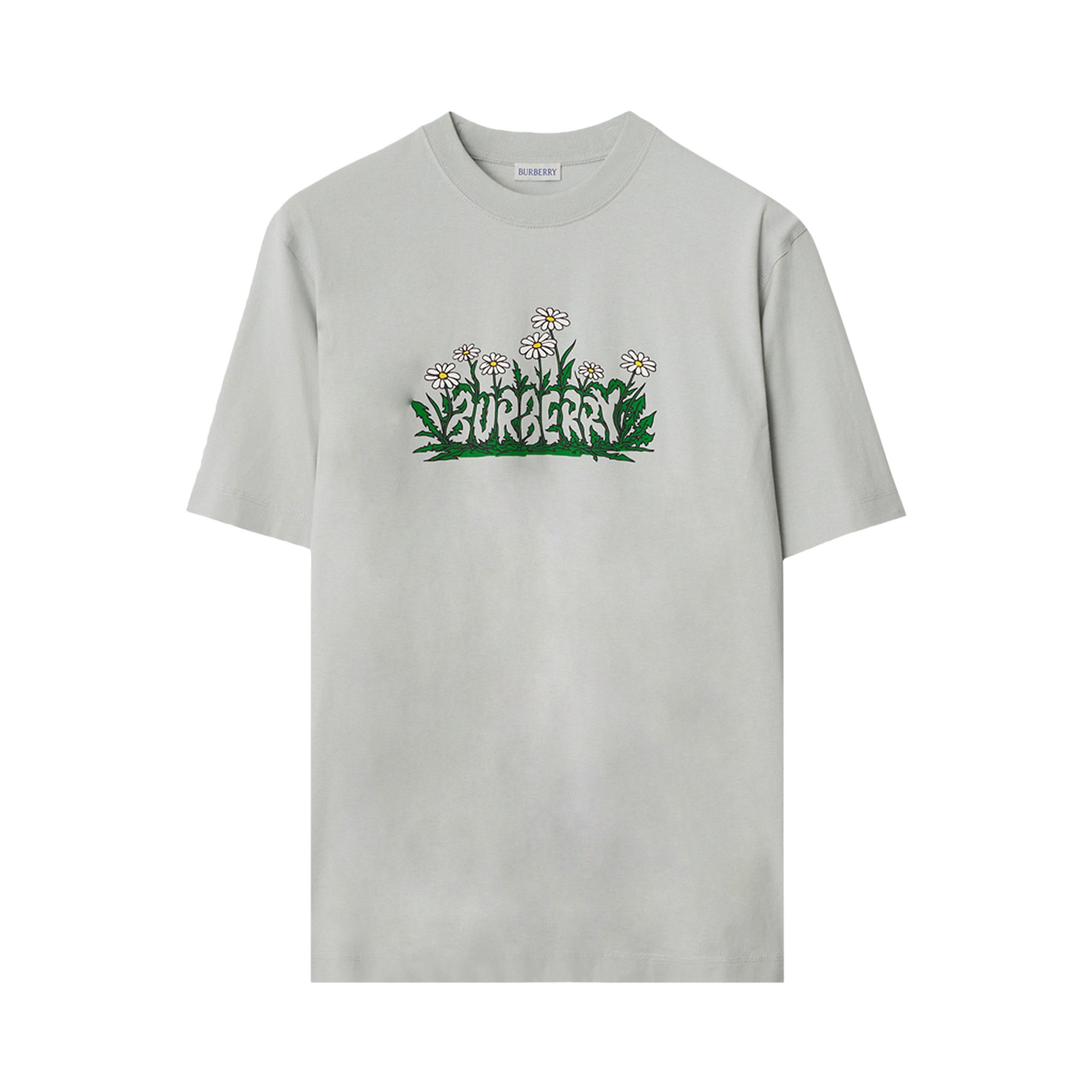 Pre-owned Burberry Daisy Logo T-shirt 'winter' | Grey | Men's Size Xxl In Gray