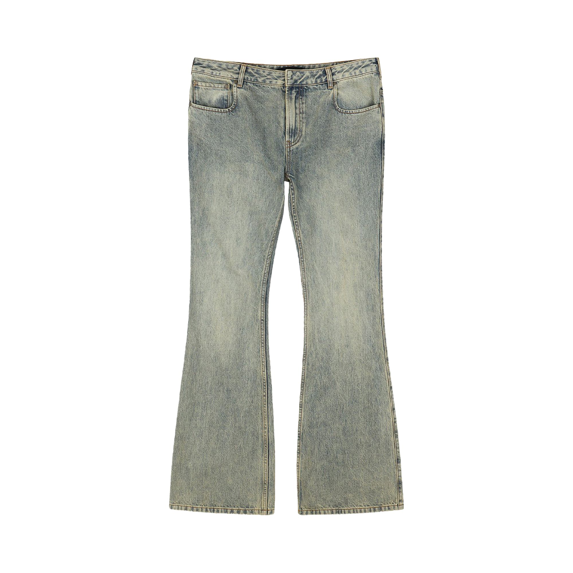 Pre-owned Entire Studios Slim-flared Jeans 'surface Wave' | Blue | Men's Size M