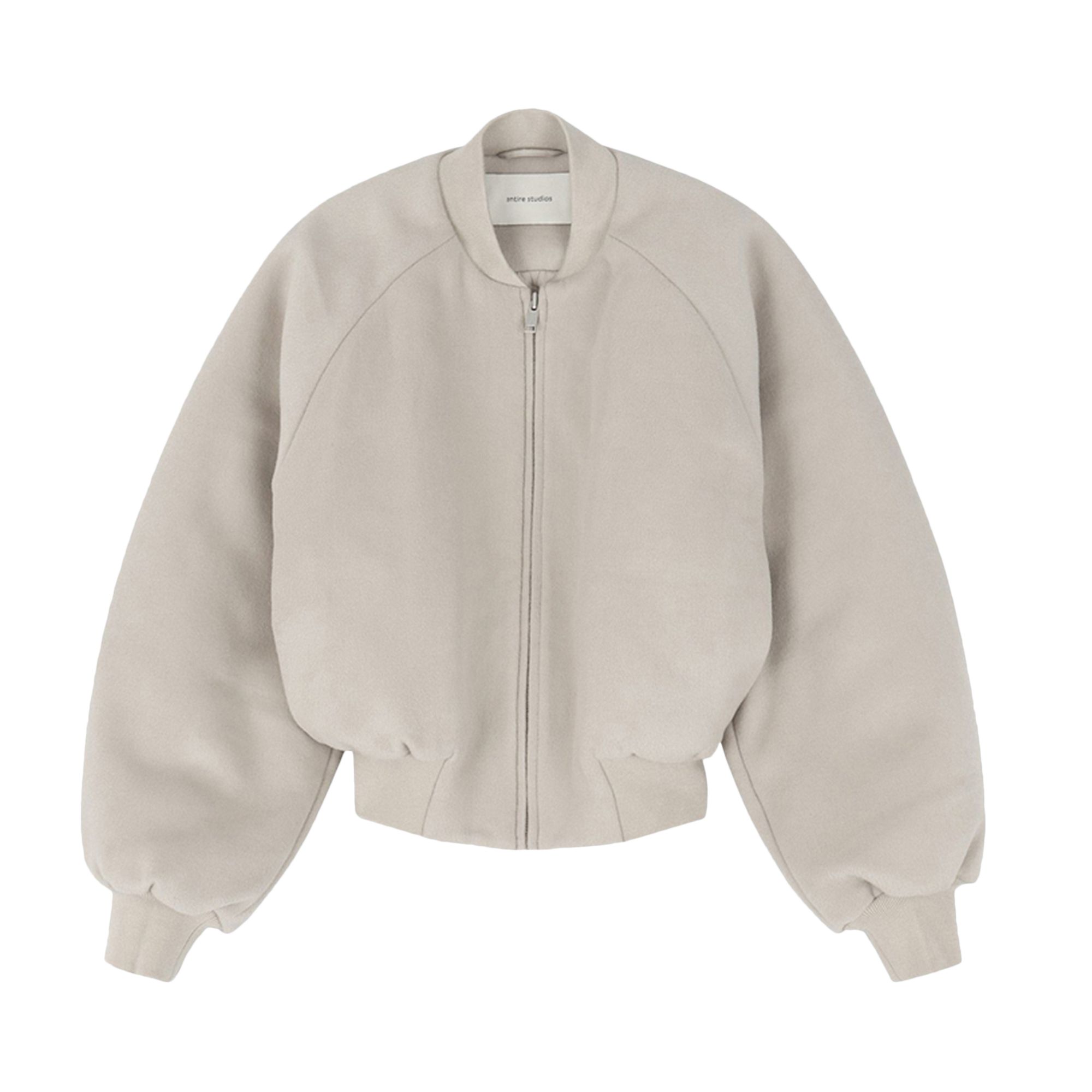 Pre-owned Entire Studios Raglan Bomber Jacket 'rutile' | White | Men's Size M