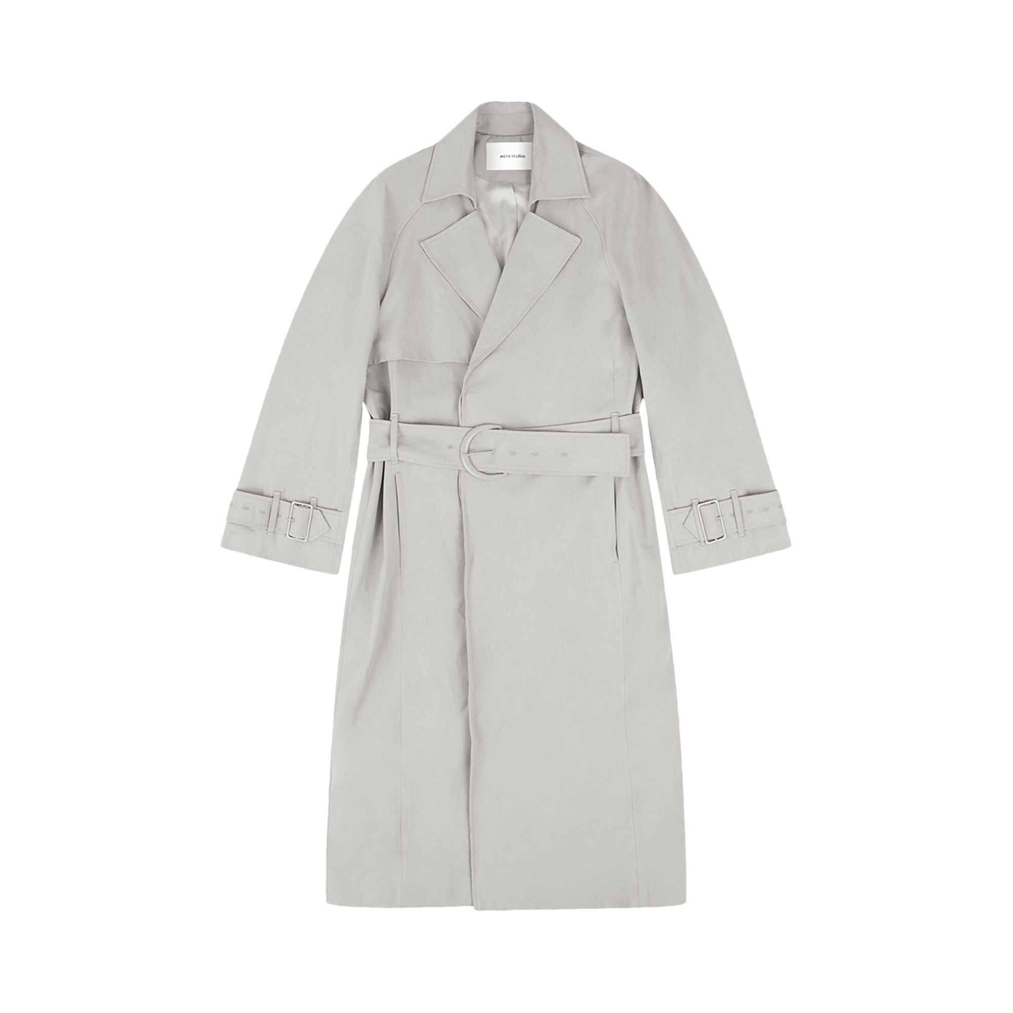 Pre-owned Entire Studios Goodman Trench Coat 'light Grey' | Men's Size M